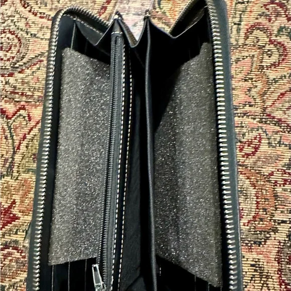 Dooney & Bourke Black Pebbled Leather Wallet - Picture 7 of 8